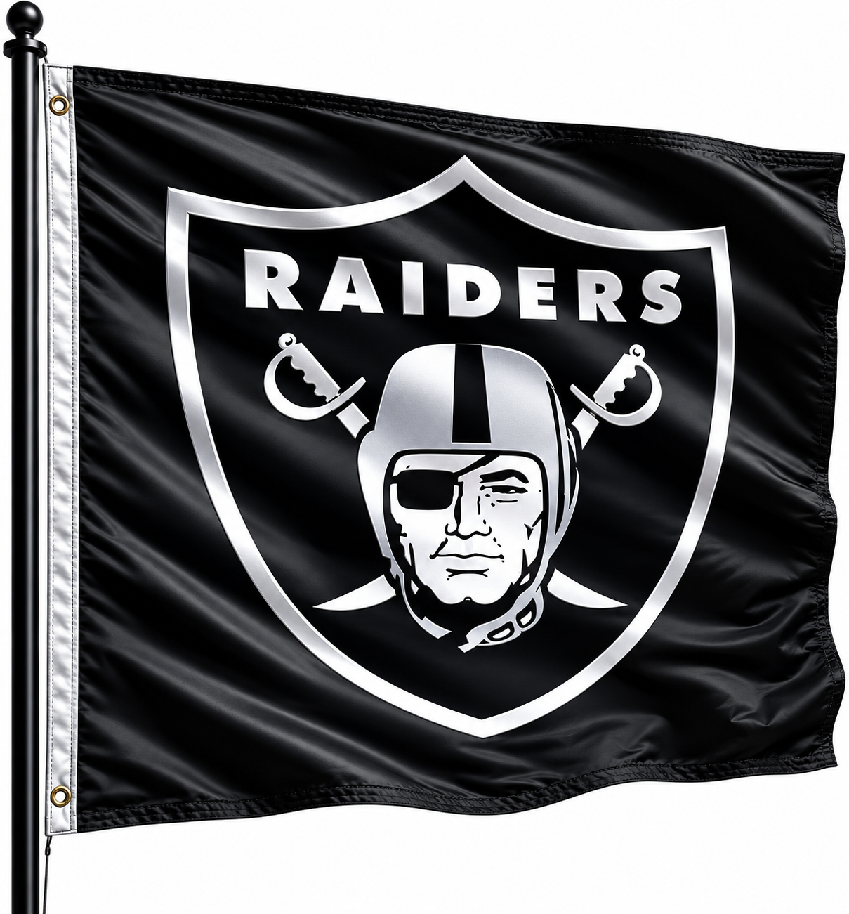 Las Vegas Raiders Deluxe Double-Sided Outdoor Flag 3x5